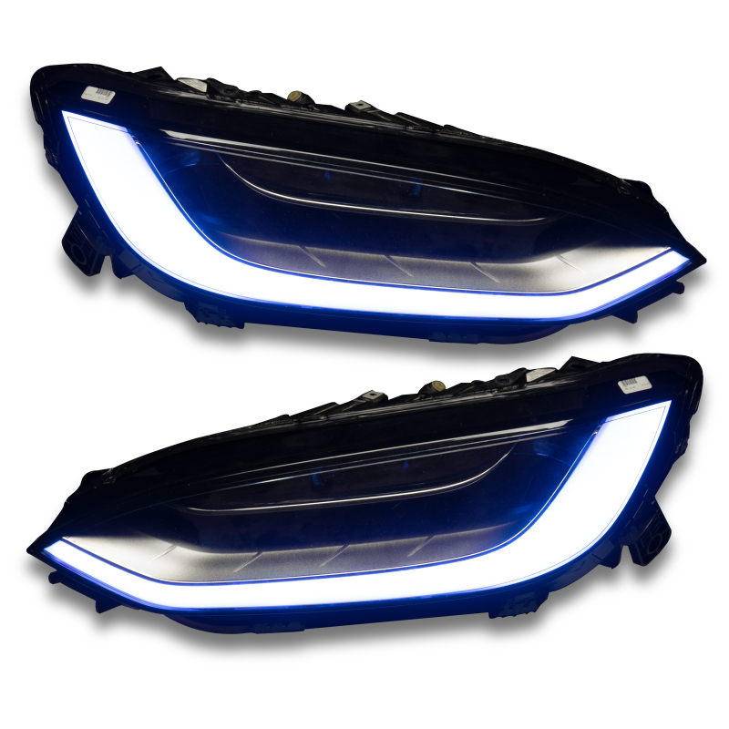 Tesla Model X Headlight & Fog Light DRL Upgrade Kit - ORACLE Lighting - Dynamic ColorSHIFT - Dynamic ColorSHIFT - `16-`21